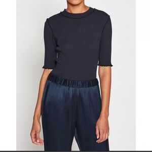Joie Thama Midnight Short Sleeve Top